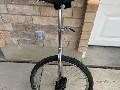 20” unicycle – adjustable seat