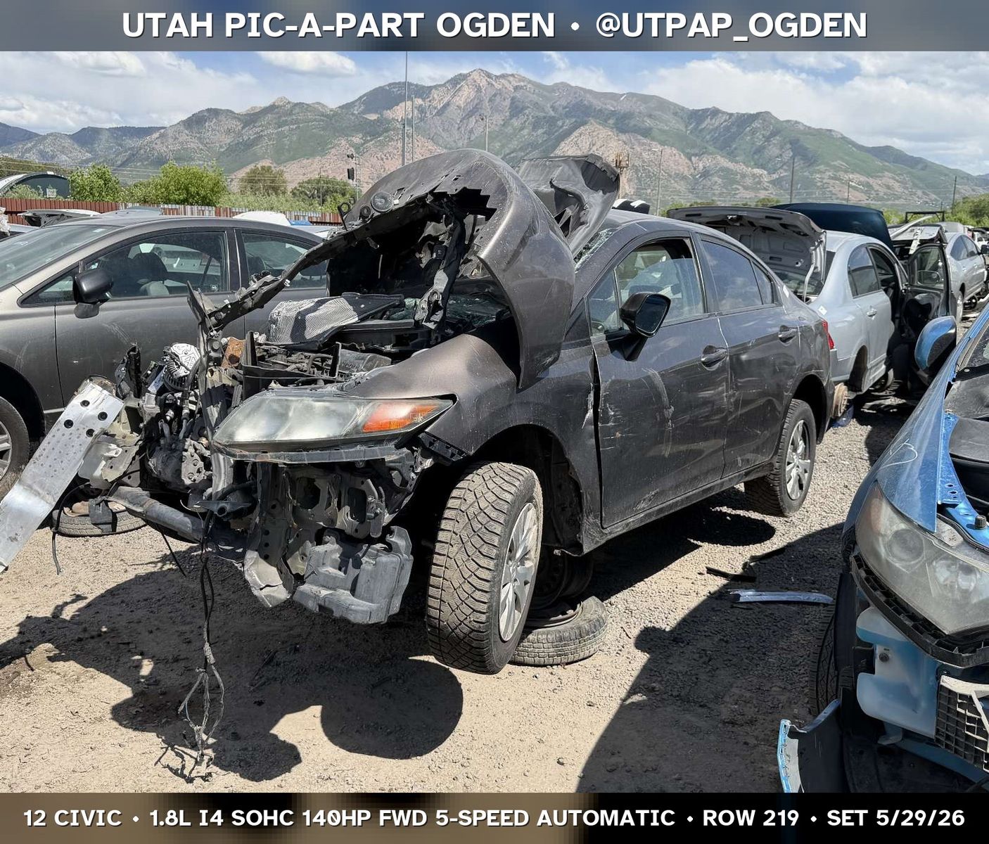 2012 Honda Civic FB Parts - UTPAP Ogden
