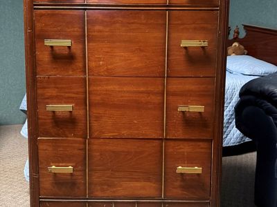 Antique Solid Wood Chest Of Drawers