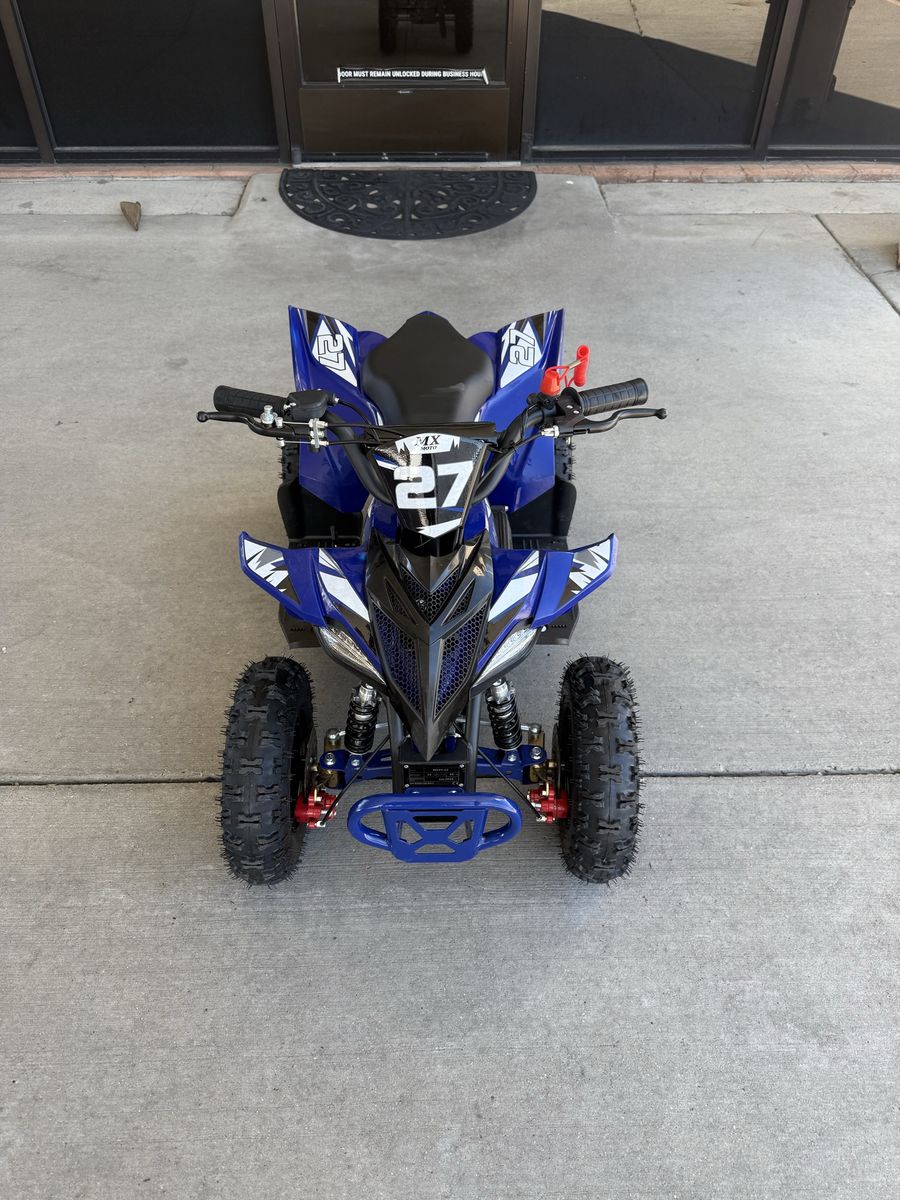 MX Moto MX49 Kids 49cc Blue Gas Powered ATV Quad