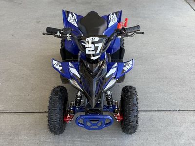 MX Moto MX49 Kids 49cc Blue Gas Powered ATV Quad