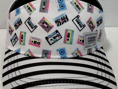 Brimmz Retro Cassette Tape Snapback Size Large