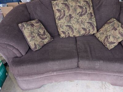 Plum love seat