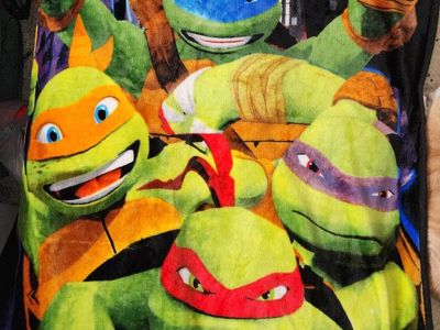 TMNT Blanket, Notebooks, Pins, Stickers
