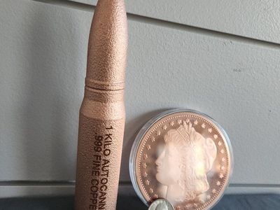 Copper! 1 kilo and 5oz Morgan round
