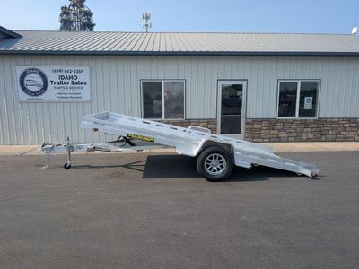 2027 Aluma 8015TILT-S-EL 81'x15' 4.5' Aluminum Tilt Utility Trailer 4.25K