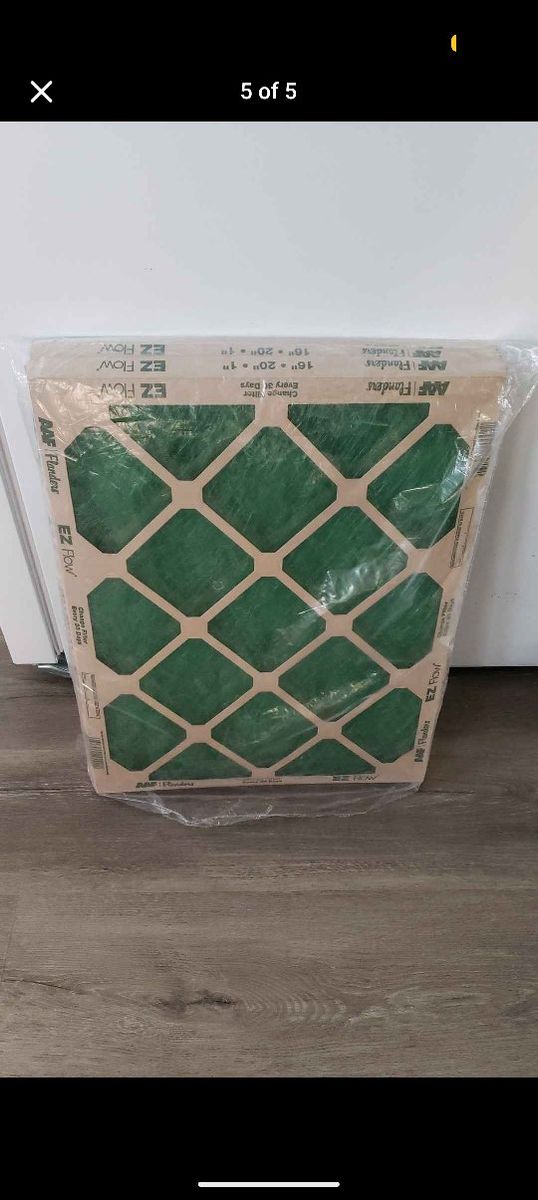 16x20x1 Air Filters (Pack of 2) - AAF Flanders EZ