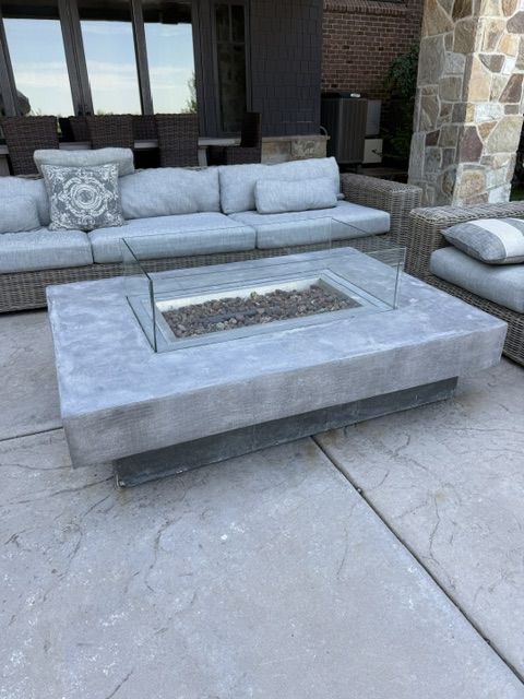 Restoration Hardware Fire Table