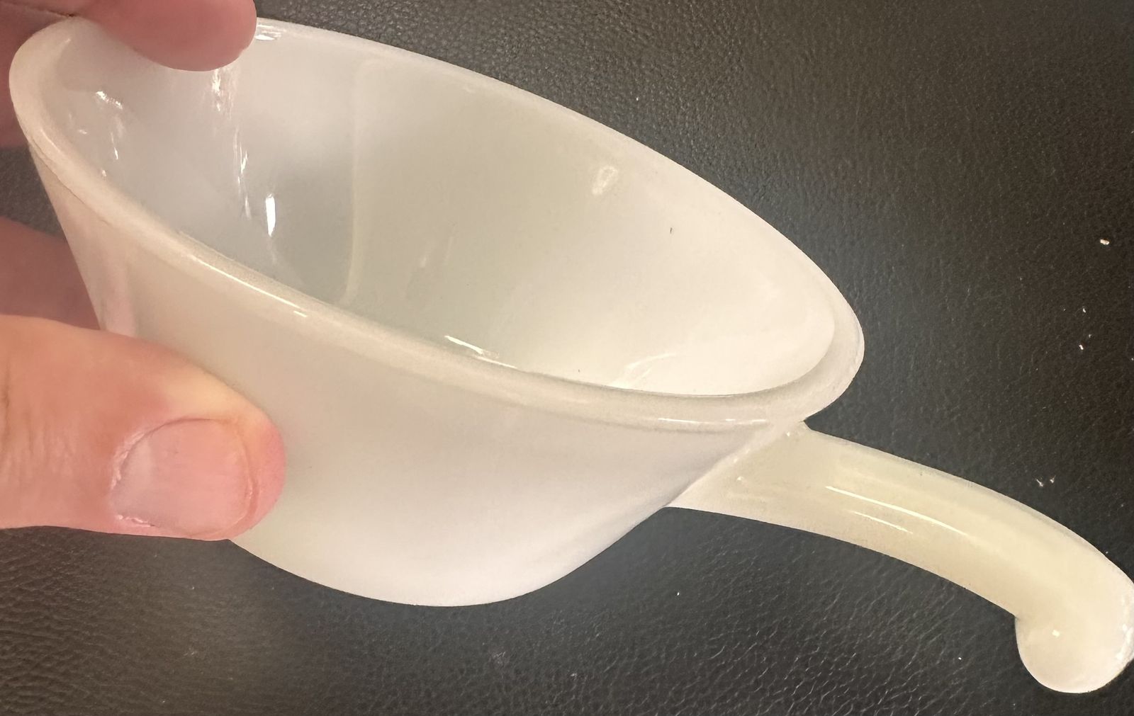 Gorgeous Set Of 3 Vintage MILK GLASS Anchor Hocking Soup/Chili Bowls!