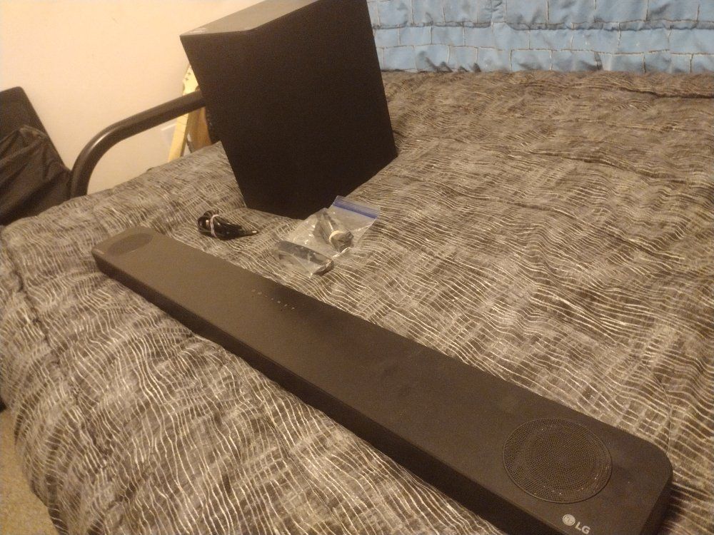 LG wireless surround sound sound bar system