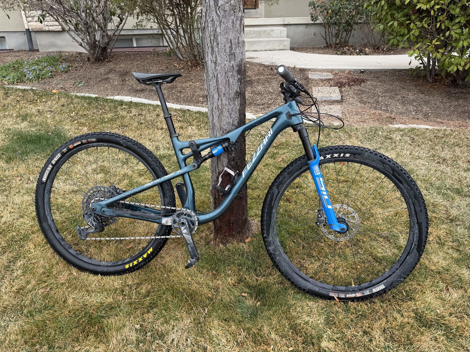 Fezzari (Ari) Signal Peak Elite SL, Medium, Emerald Green Metallic, 29er, 100mm, Carbon