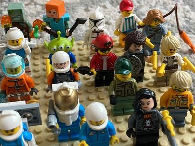 Lego mini figures $10 for one. You pick.