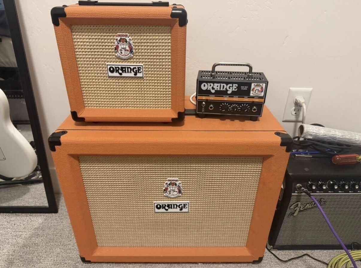 Orange PPC112 1x12 Guitar Speaker Cabinet - Orange Tolex