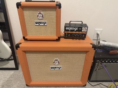 Orange PPC112 1x12 Guitar Speaker Cabinet - Orange Tolex