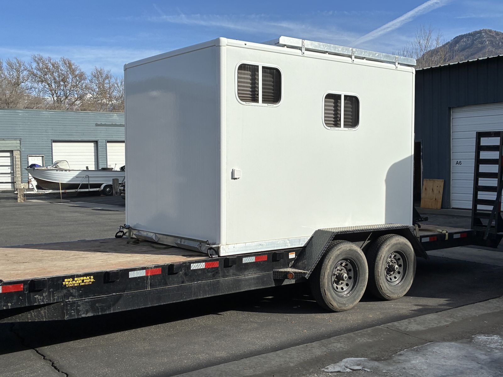 RV style truck camper flat bed kit