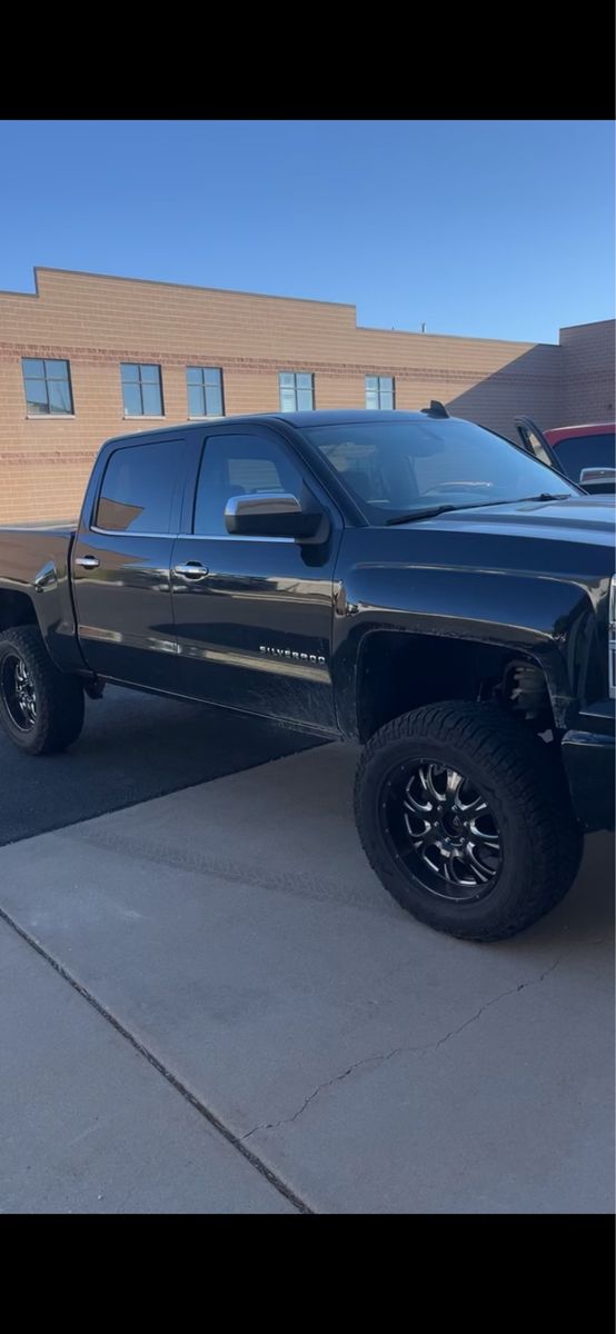 6x5.5 20x12 Black Widow rims