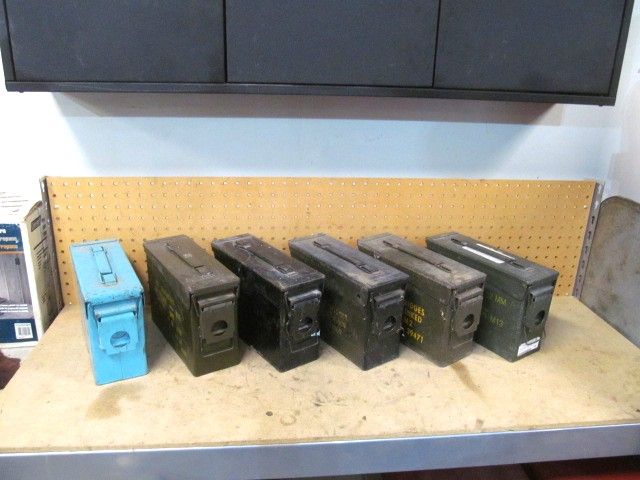 Ammunition boxes $10 ea.