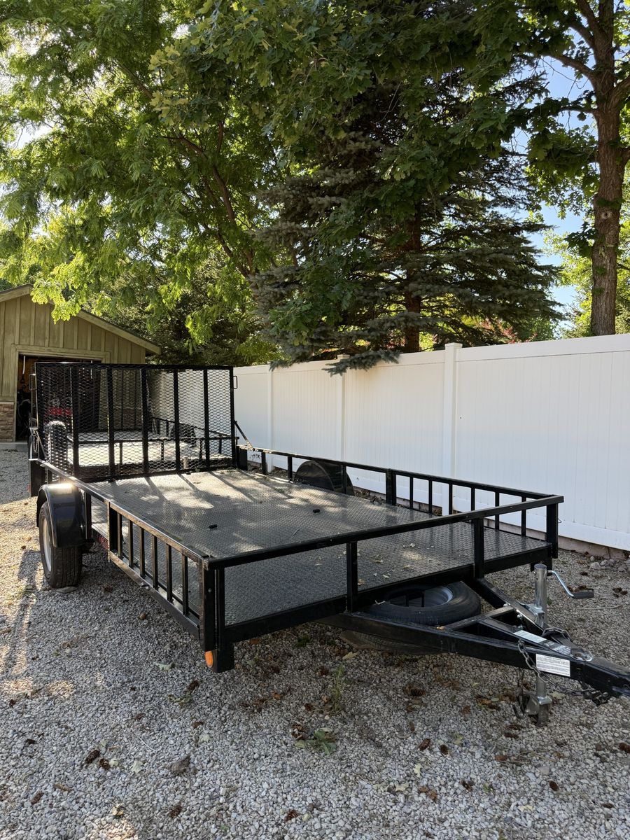 Flatbed Trailer - Full Steal 7X14
