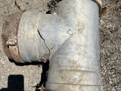 8 Inch Ring Lock Main Line 90° T