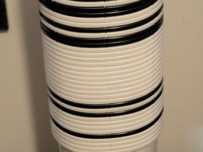 Lot of 39 plastic garbage cans. asking $15 for all