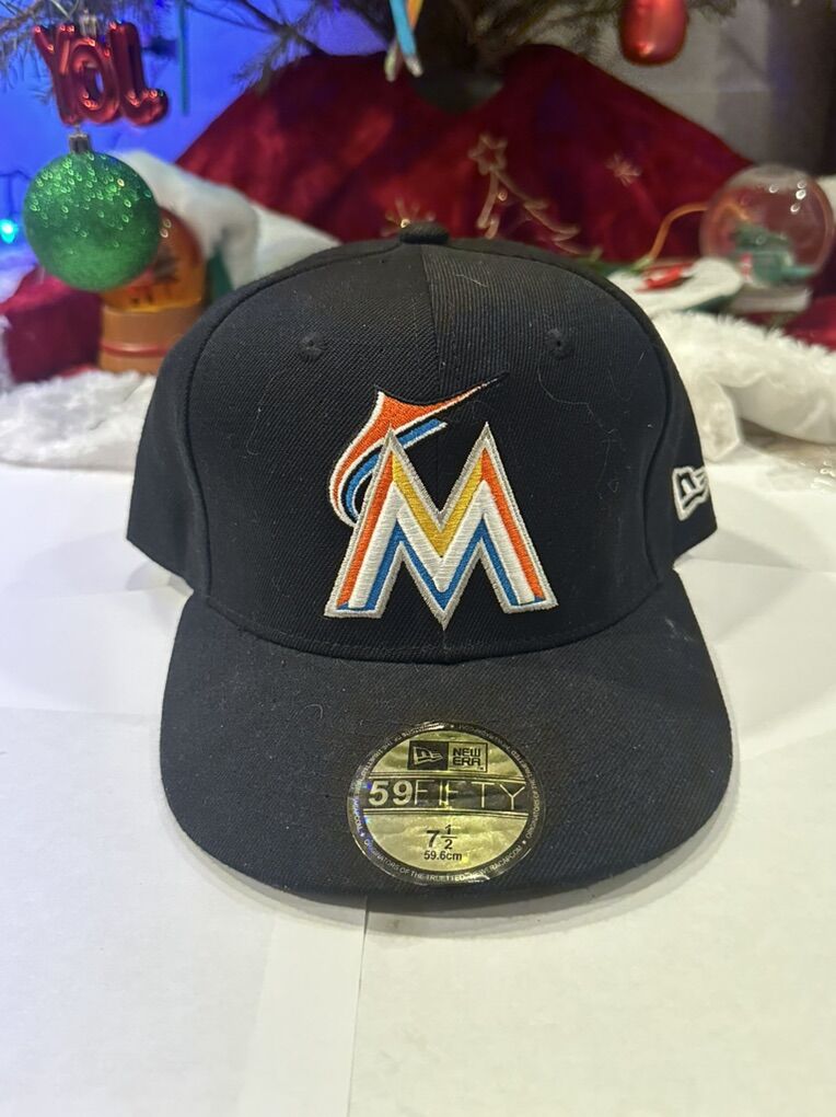 Miami Marlins 7 1/2 New Era Hat