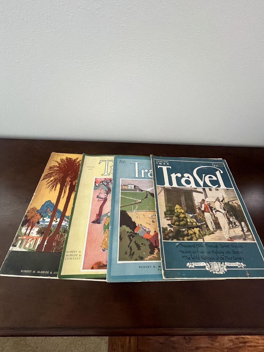 Vintage Travel Magazines from 1923 through 1930