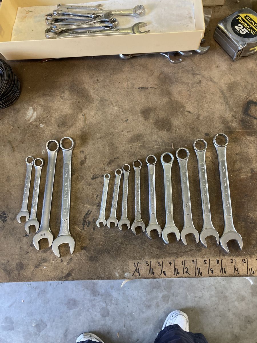 American standard size wrenches