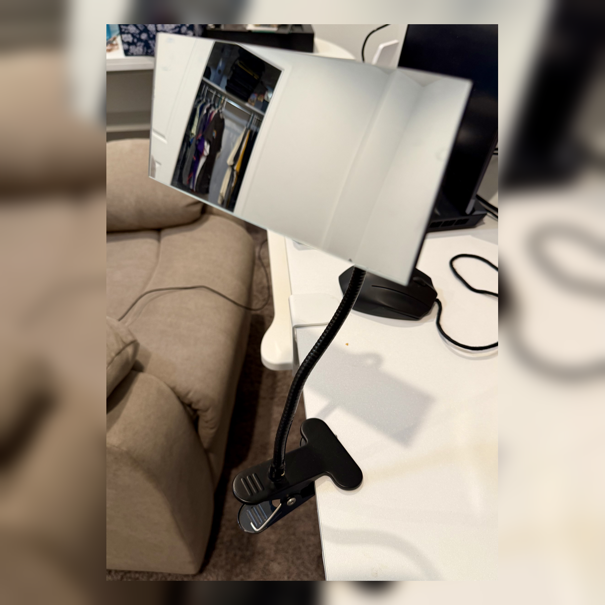 Clip-On Gooseneck Mirror - $10 - Local Pickup in Lehi