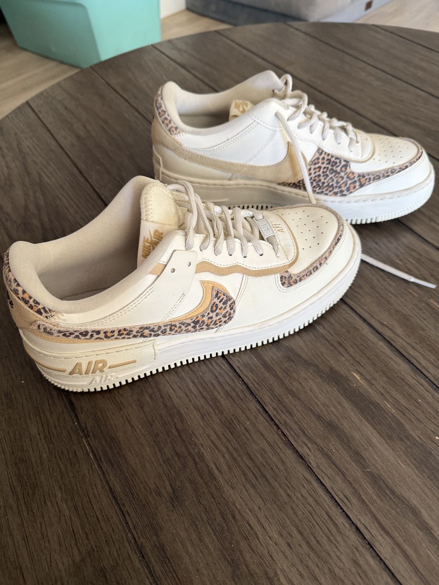 Size 12 Leopard Nike Air Force Platforms