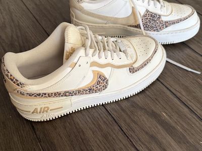Size 12 Leopard Nike Air Force Platforms