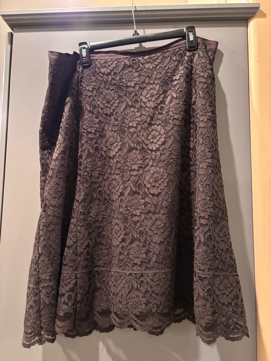 Women’s Brown Lace Skirt Size 18
