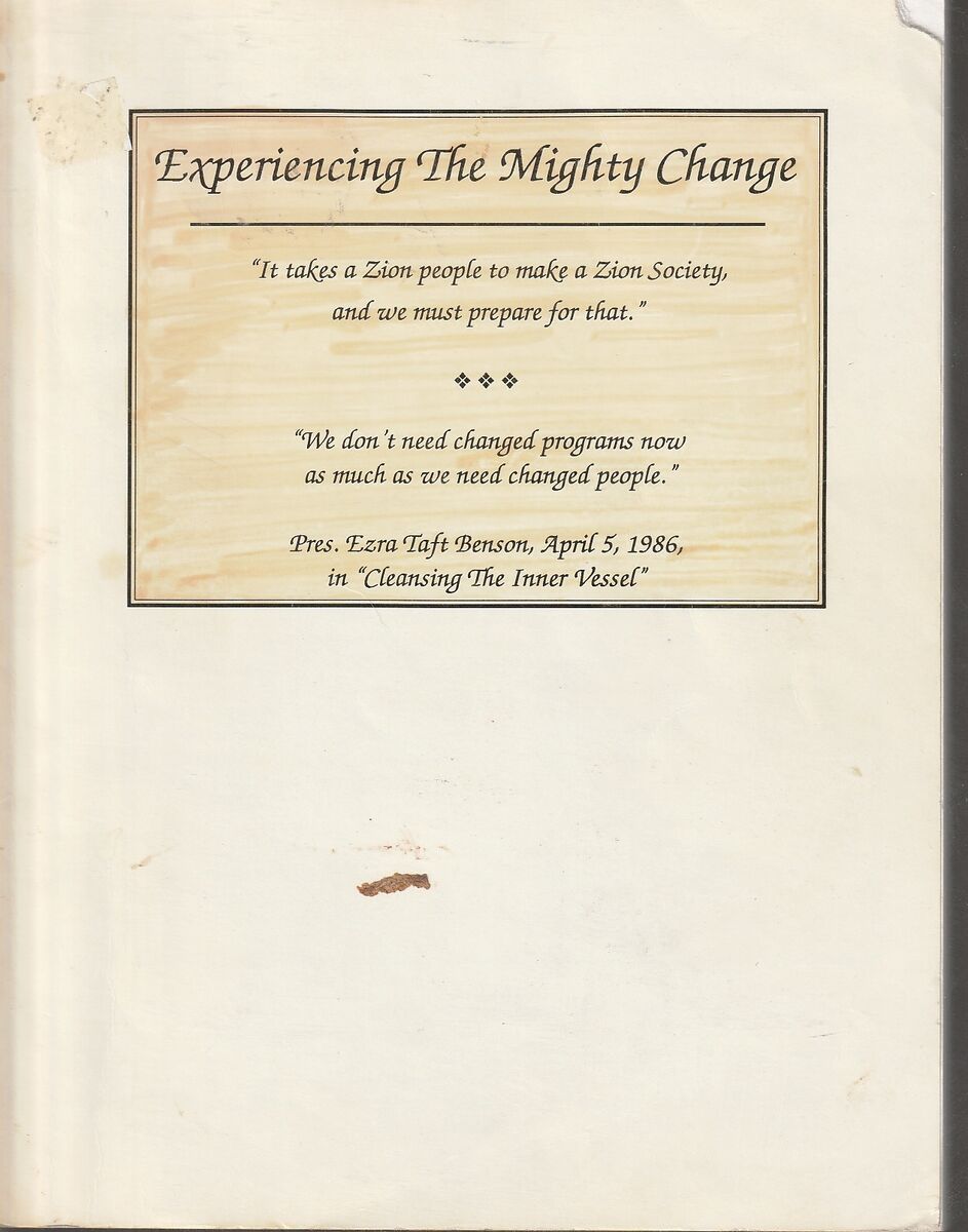 Experiencing the mighty change by Hal M. Wilcox