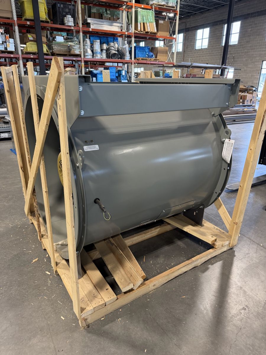Baldor Reliance Super-E Motor Industrial Fan, 10HP, 880 RPM, Cat No. EM2402T, New