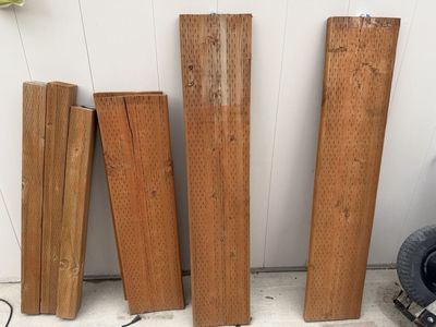 Treated Lumber Boards - Assorted Sizes