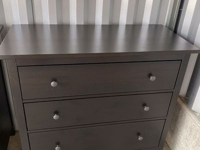 IKEA HEMNES 3-Drawer Dresser - Black-Brown (42 1/2" x 37 3/4")