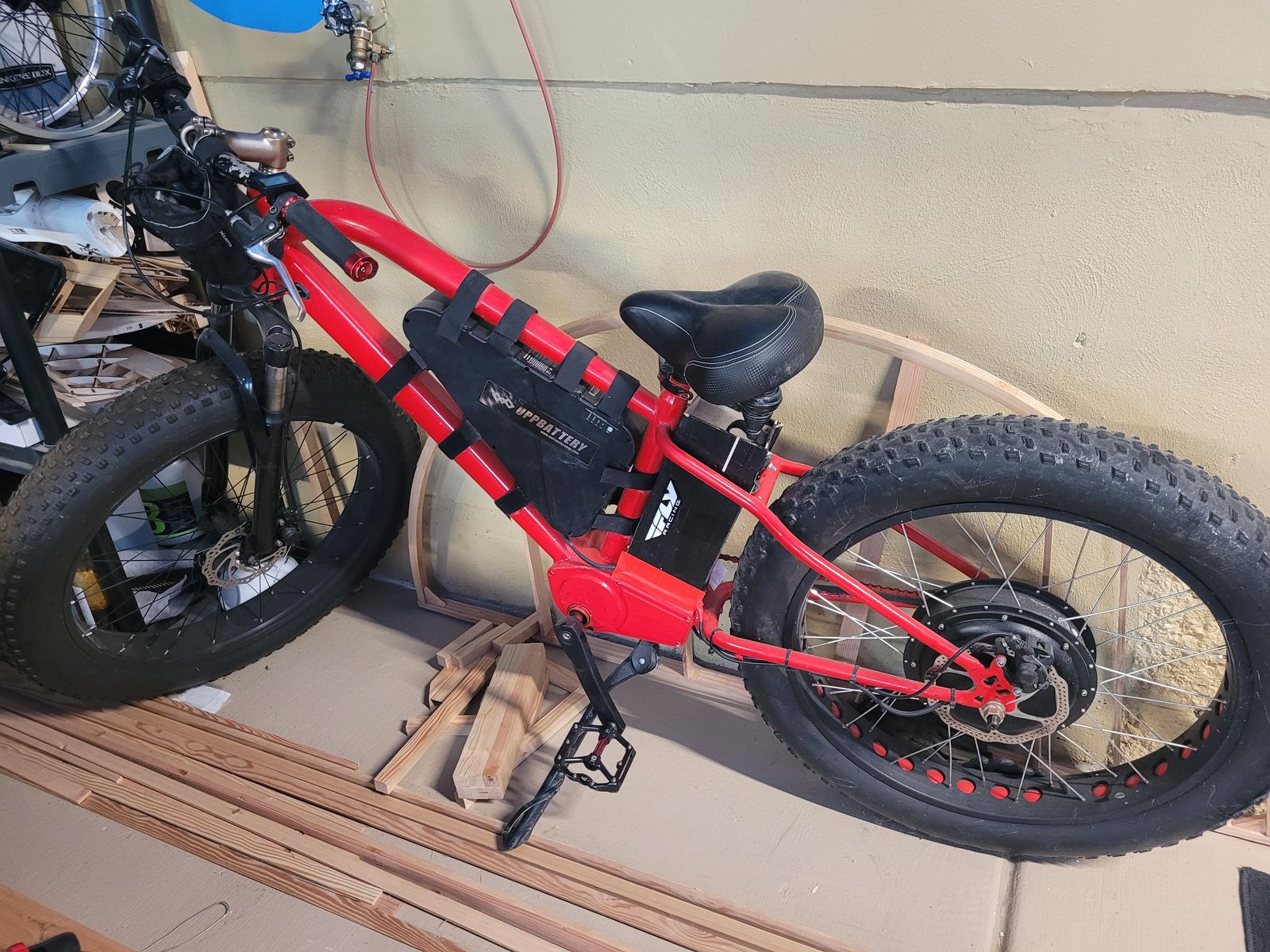 26" Fat Tire E Bike Cruiser 1500W Motor W/ Throttle