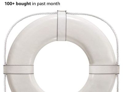 Columbia Jim-Buoy GW-24 U.S.C.G. Approved G-Series Life Ring - 24" White