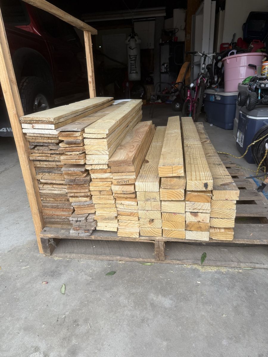 Assorted Scrap Wood Planks - Lumber for DIY Projects, Crafts, or Firewood