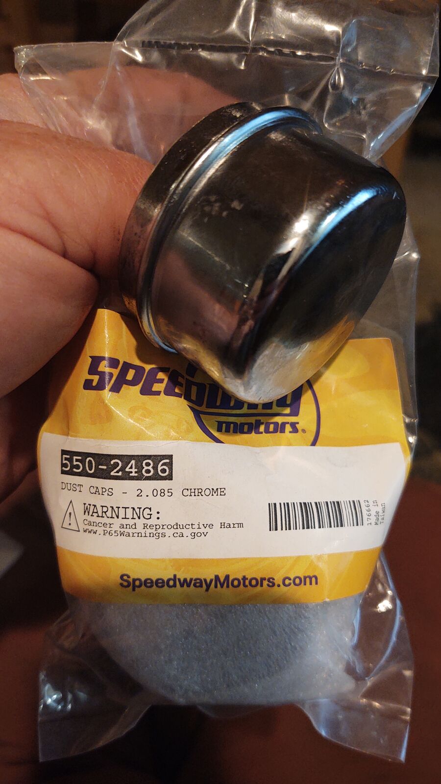 Pair of Axle Grease Bearing Dust Caps 2.08"