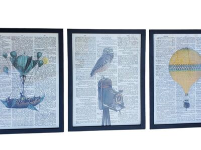 Trio of Steampunk Art