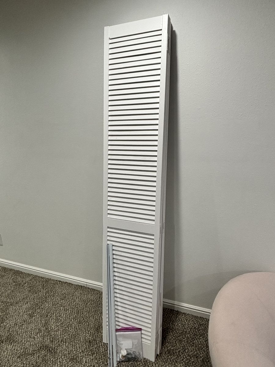 White Bifold Closet Doors