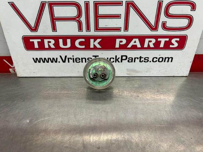 TLED-2TA 2IN. ROUND CLEAR RIBBED AMBER LED (9 DIODES)