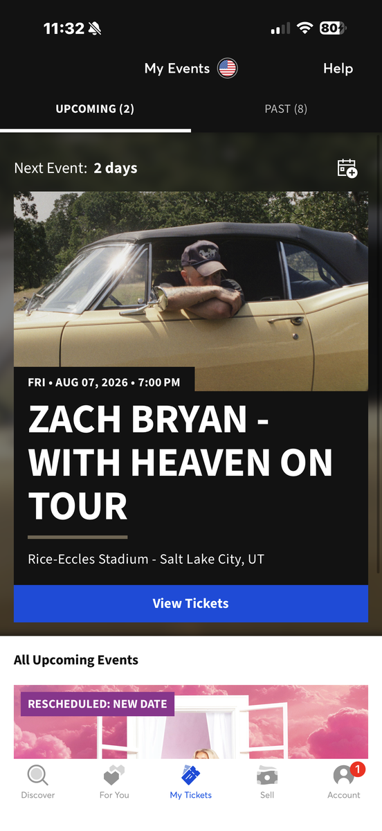 3 Zach Bryan Tickets 