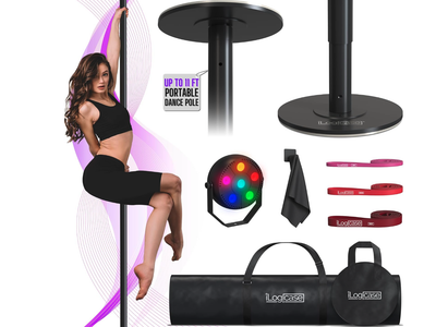 New in Box Spinning Dancing Pole for Home | Portable and Heavy Duty 45mm Dance Pole