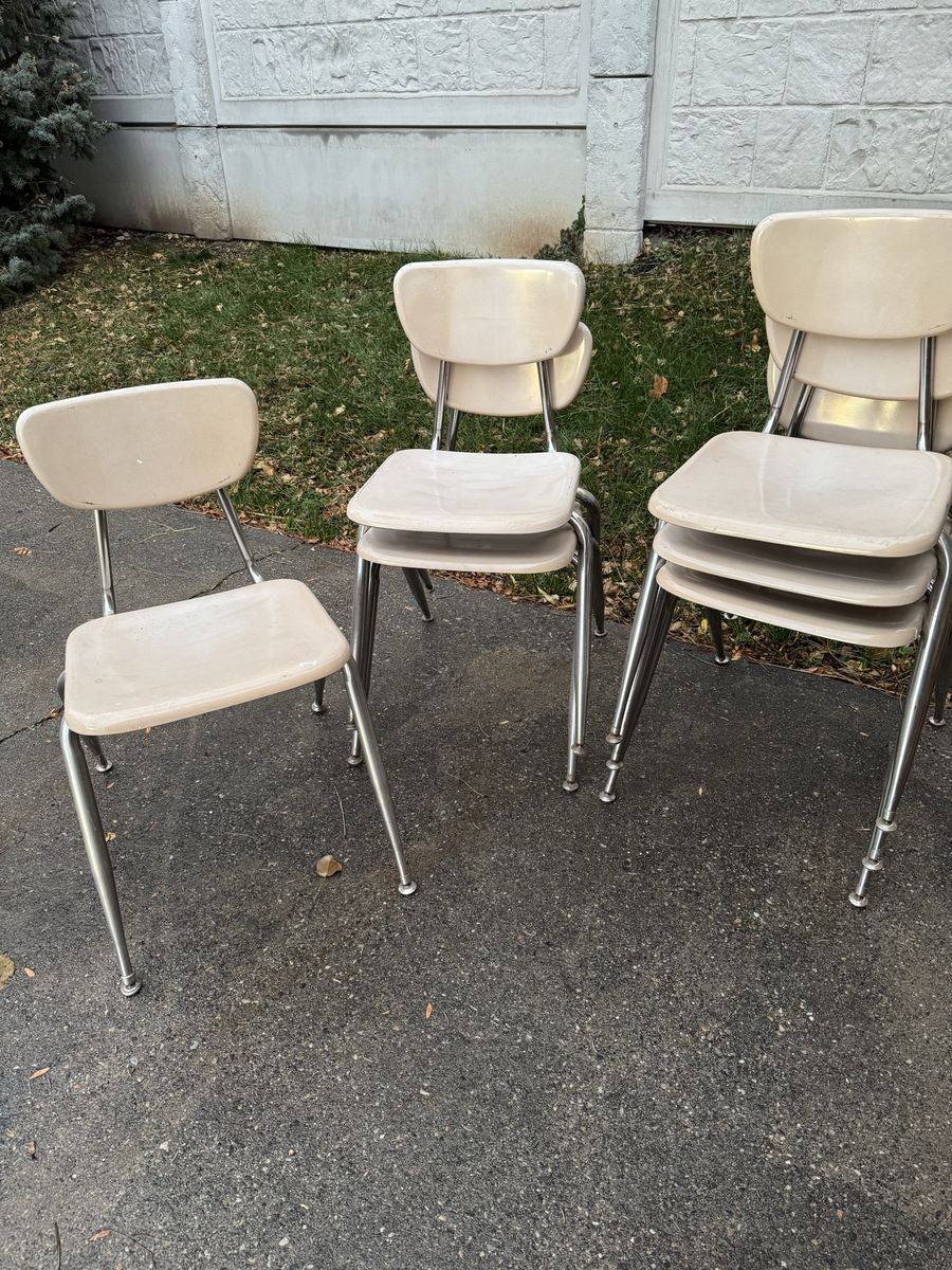 Antique School Chairs