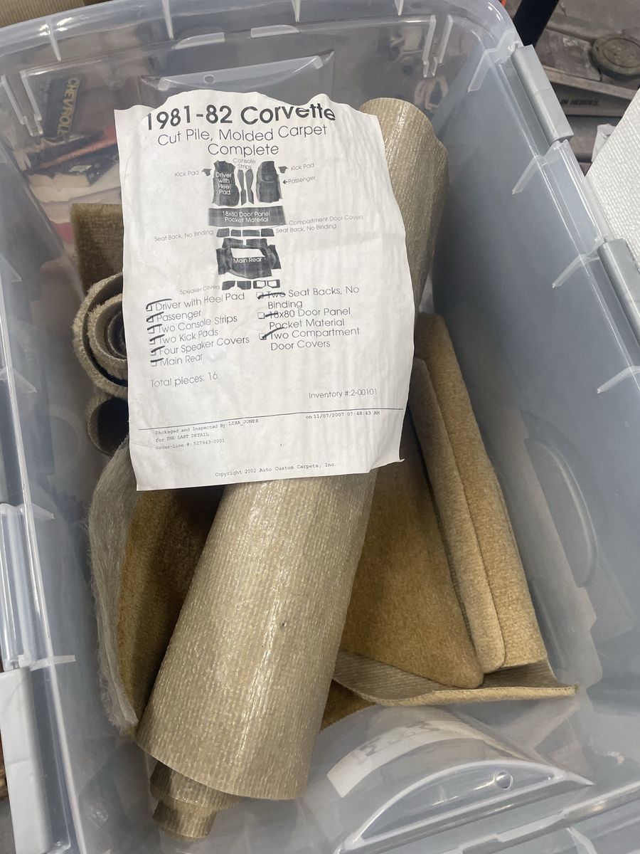 1981 Corvette seat covers