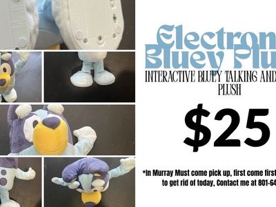 Electronic Bluey Interactive Talking & Dancing Plush Toy