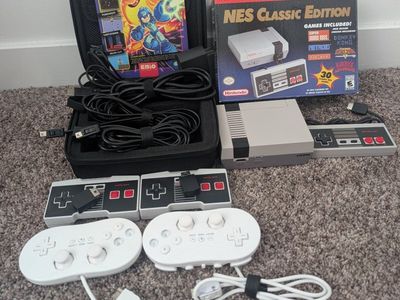 Nintendo NES Classic Edition Mini Game Console Bundle
