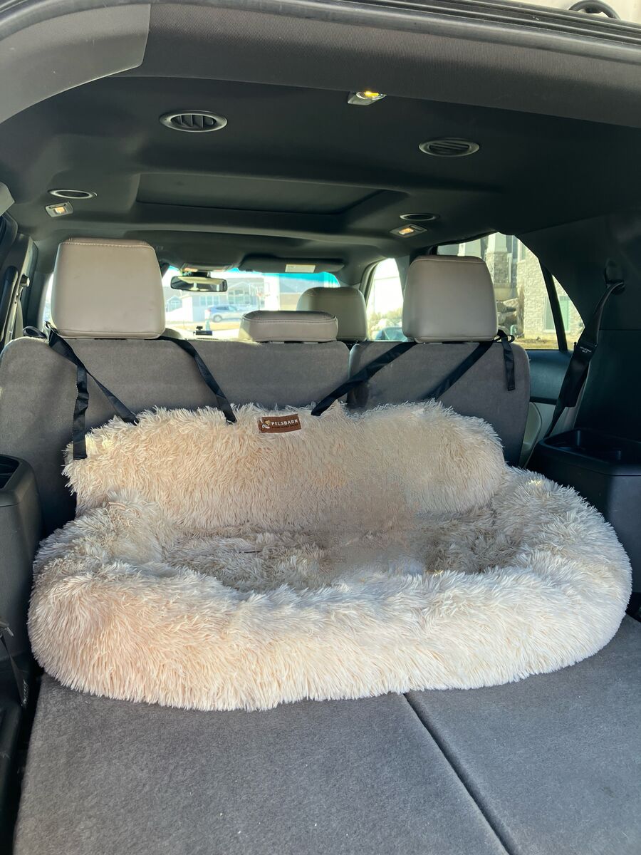 Dog car bed
