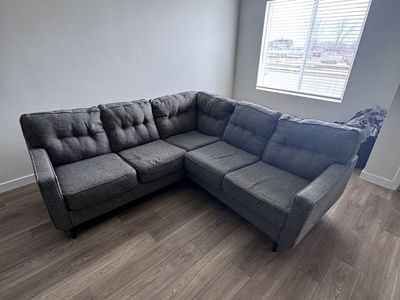 Grey L Shaped Couch